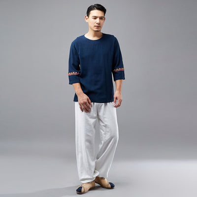 Camisa de Algodón y Lino - Image 20