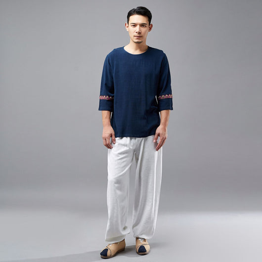 Camisa de Algodón y Lino - Image 21