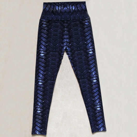 Leggins Deportivos Estampado Iron Weave con Levantamiento de Glúteos - Image 7