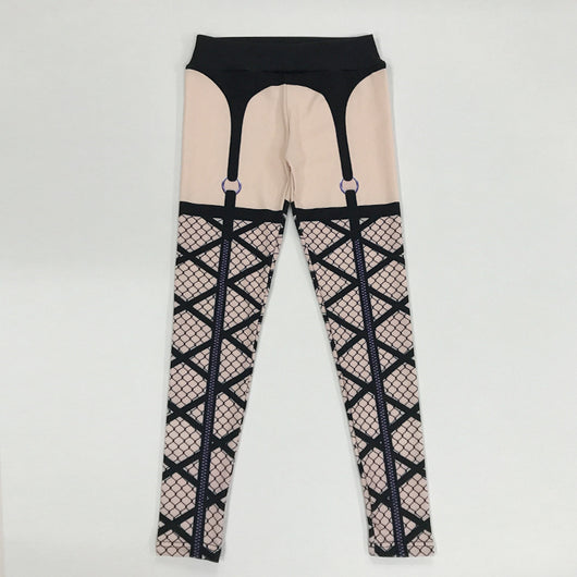 Leggings Yoga con Estampado Mesh - Image 9