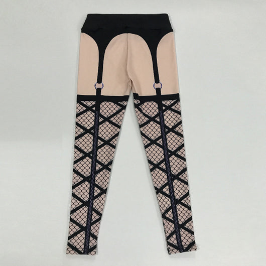 Leggings Yoga con Estampado Mesh - Image 10