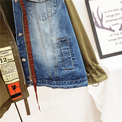 Chaqueta de Mezclilla con Costuras de Contraste - Image 12