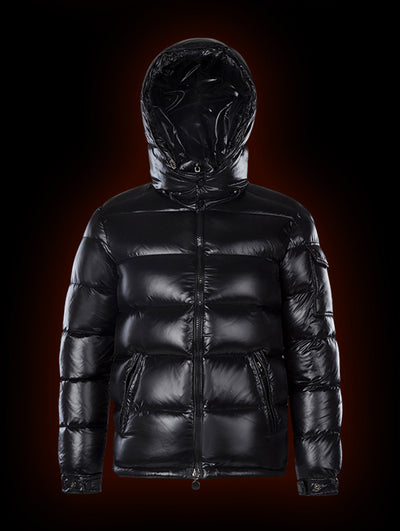 Chaqueta Acolchada de Plumas de Pato Blanco Cálido para Hombre - Image 6