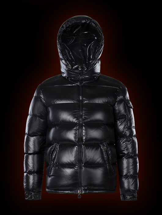 Chaqueta Acolchada de Plumas de Pato Blanco Cálido para Hombre - Image 6