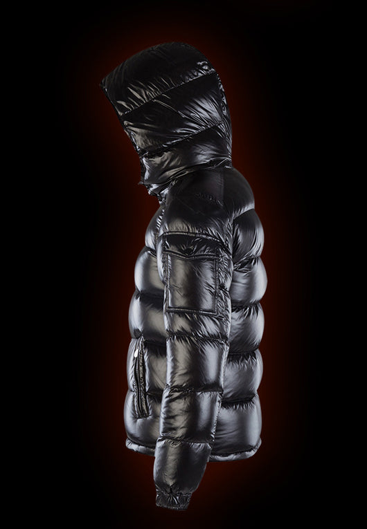 Chaqueta Acolchada de Plumas de Pato Blanco Cálido para Hombre - Image 8
