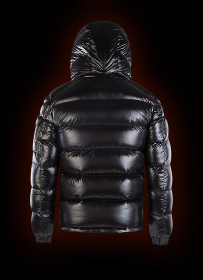 Chaqueta Acolchada de Plumas de Pato Blanco Cálido para Hombre - Image 9