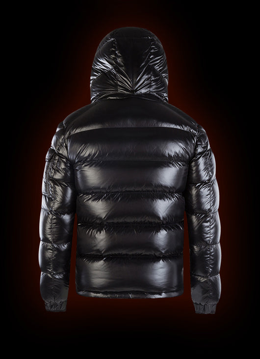 Chaqueta Acolchada de Plumas de Pato Blanco Cálido para Hombre - Image 9