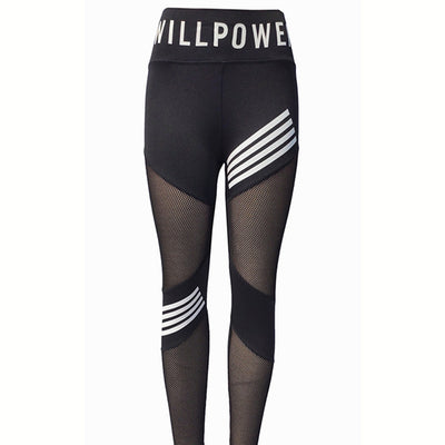 Pantalones Yoga Cintura Alta con Malla Deportiva - Image 14