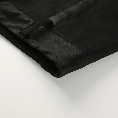 Shorts Elásticos Negros de Cintura Alta Ajustados - Image 11