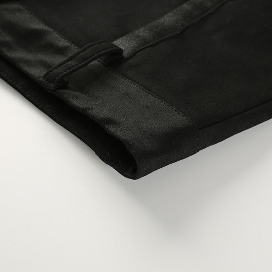 Shorts Elásticos Negros de Cintura Alta Ajustados - Image 11