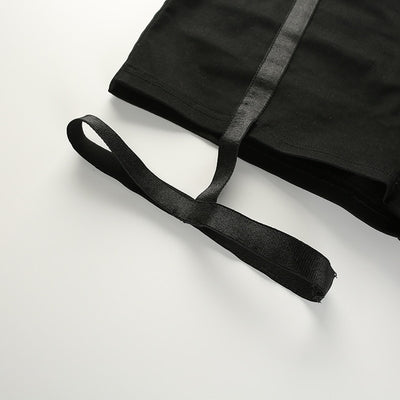 Shorts Elásticos Negros de Cintura Alta Ajustados - Image 12
