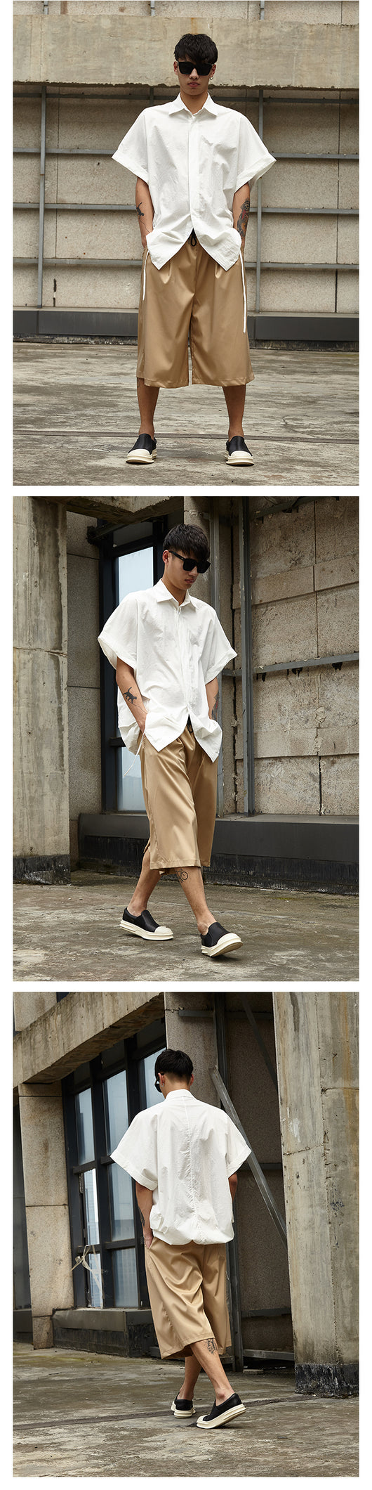 Pantalones anchos con cintura elástica - Image 7