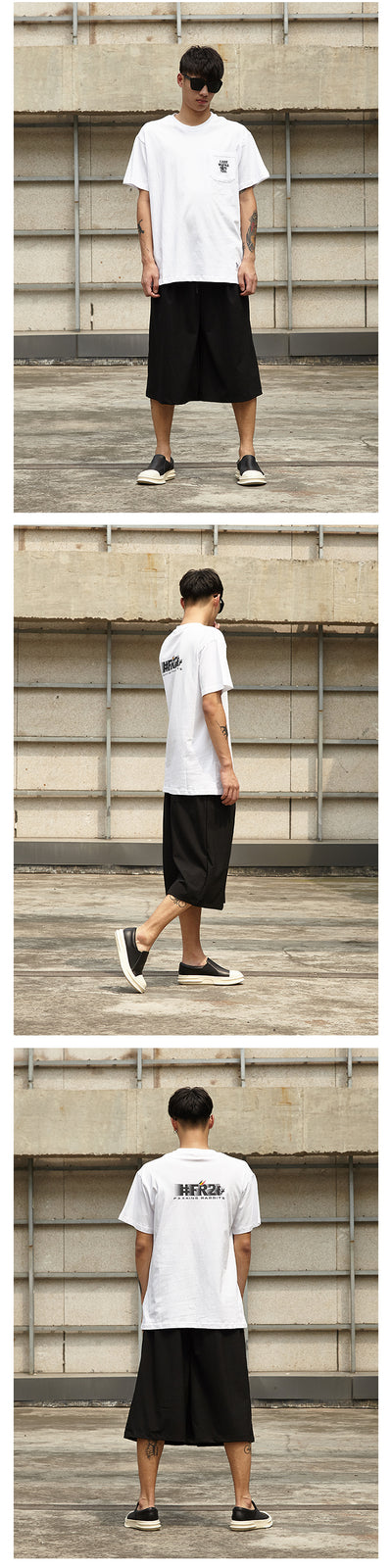 Pantalones anchos con cintura elástica - Image 10