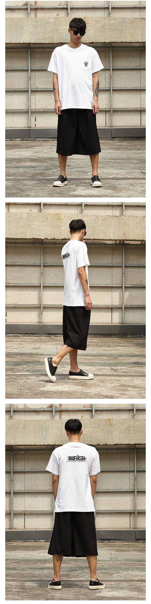 Pantalones anchos con cintura elástica - Image 10