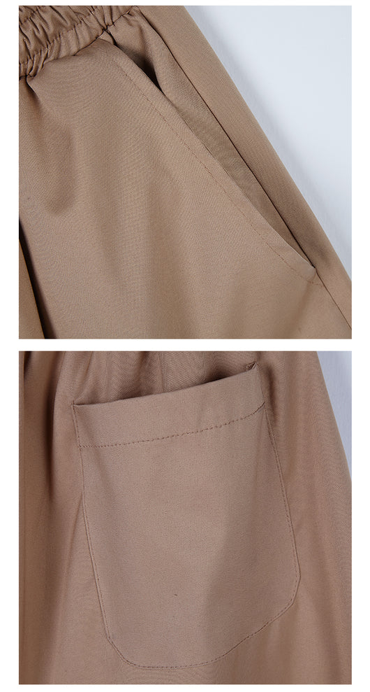 Pantalones anchos con cintura elástica - Image 12