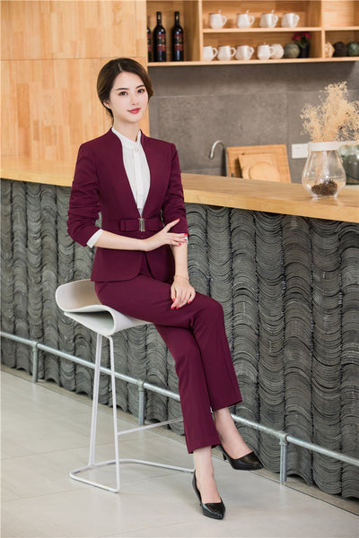 Traje Formal Vino Tinto Talla Pequeña con Peto - Image 11