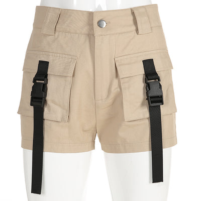 Pantalones Rectos Cargo Mujer - Estilo Europeo Urbano con Detalles Buckle - Image 5
