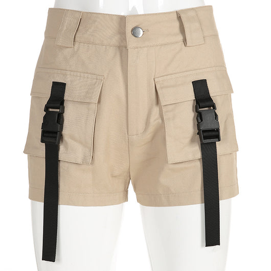Pantalones Rectos Cargo Mujer - Estilo Europeo Urbano con Detalles Buckle - Image 5