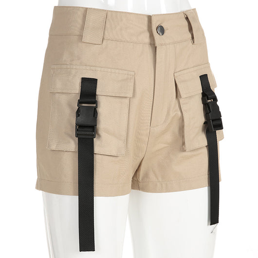 Pantalones Rectos Cargo Mujer - Estilo Europeo Urbano con Detalles Buckle - Image 6