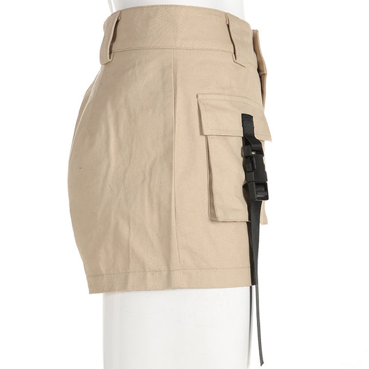 Pantalones Rectos Cargo Mujer - Estilo Europeo Urbano con Detalles Buckle - Image 7