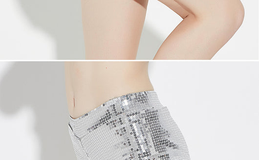 Shorts de Lentejuelas Elásticos y Ajustables - Image 23