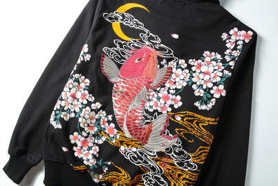 Suéter con Bordado de Peces Koi - Image 11