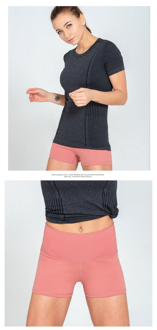 Pantalones Deportivos Cintura Alta Melocotón - Image 9