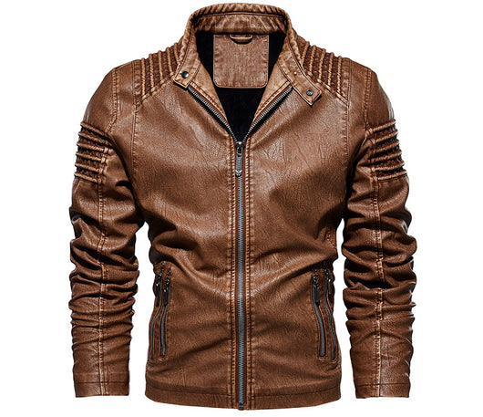 Chaqueta de Cuero Premium Talla Grande - Estilo Europeo y Americano - Image 10