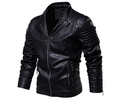 Chaqueta de Cuero Premium Talla Grande - Estilo Europeo y Americano - Image 14