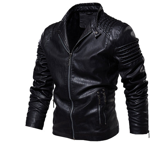 Chaqueta de Cuero Premium Talla Grande - Estilo Europeo y Americano - Image 14