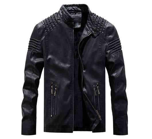 Chaqueta de Cuero Premium Talla Grande - Estilo Europeo y Americano - Image 15