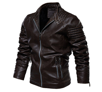 Chaqueta de Cuero Premium Talla Grande - Estilo Europeo y Americano - Image 17