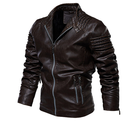 Chaqueta de Cuero Premium Talla Grande - Estilo Europeo y Americano - Image 17