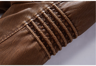 Chaqueta de Cuero Premium Talla Grande - Estilo Europeo y Americano - Image 20
