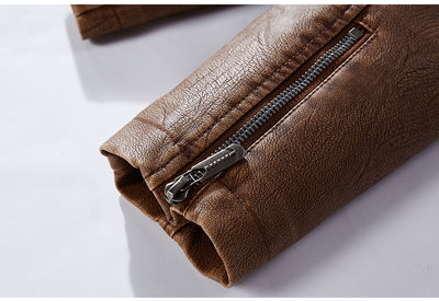 Chaqueta de Cuero Premium Talla Grande - Estilo Europeo y Americano - Image 21