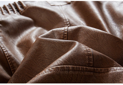 Chaqueta de Cuero Premium Talla Grande - Estilo Europeo y Americano - Image 24