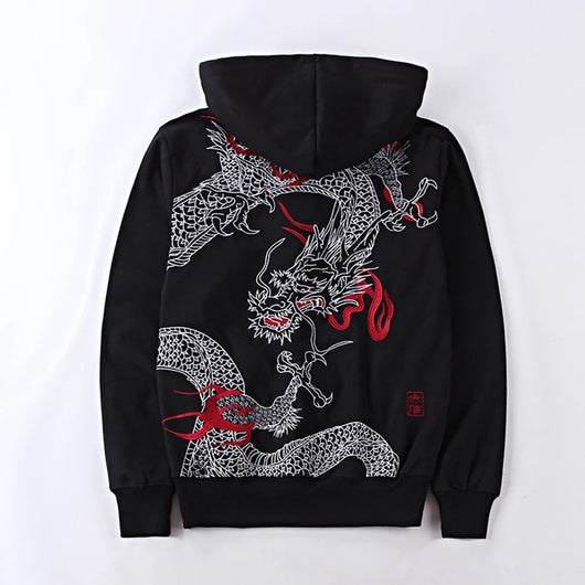 Sudadera Roja con Bordado de Dragón - Image 13