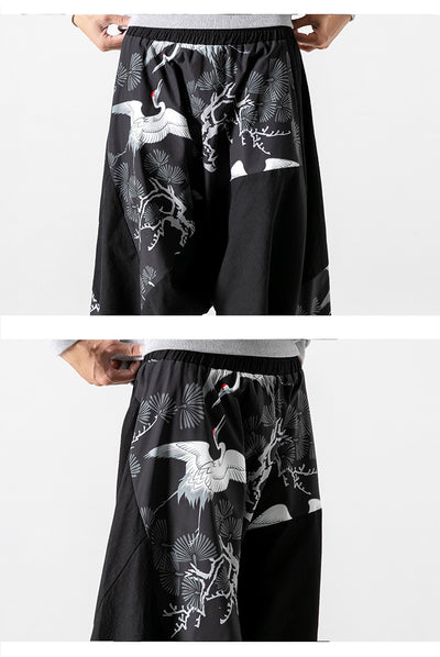 Pantalones Patchwork Holgados Estilo Asiático - Image 12