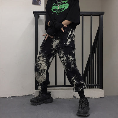 Pantalones Sueltos Tie-Dye Efecto Degradado - Image 11