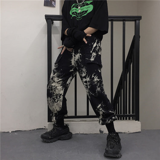 Pantalones Sueltos Tie-Dye Efecto Degradado - Image 11