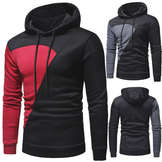 Sudadera con Capucha de Bloques de Color - Image 8