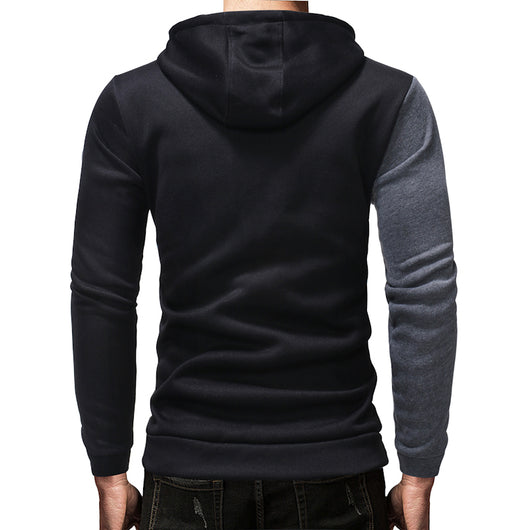 Sudadera con Capucha de Bloques de Color - Image 13