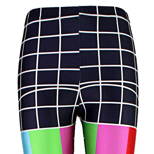 Leggings Ajustados de Cuadros con Cintura Alta - Image 8