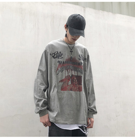 Playera Manga Larga Oscura para Hombre - Image 14