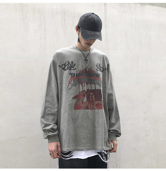 Playera Manga Larga Oscura para Hombre - Image 15