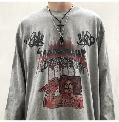 Playera Manga Larga Oscura para Hombre - Image 18