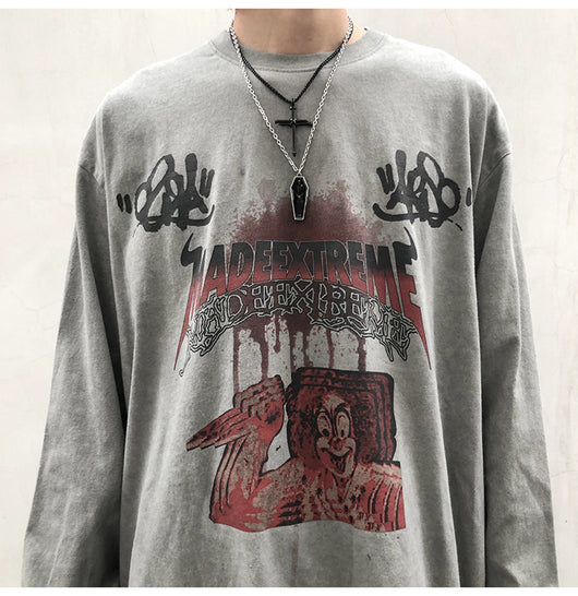 Playera Manga Larga Oscura para Hombre - Image 18