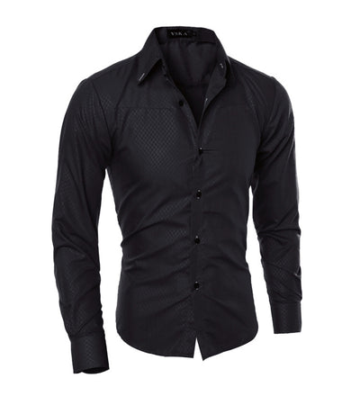 Camisas Ajustadas para Hombre con Diseño de Cuadros y Rayas Premium - Image 12