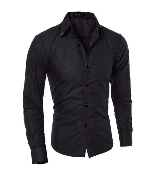 Camisas Ajustadas para Hombre con Diseño de Cuadros y Rayas Premium - Image 12