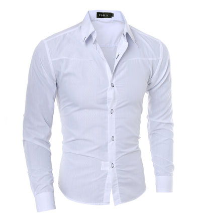 Camisas Ajustadas para Hombre con Diseño de Cuadros y Rayas Premium - Image 14